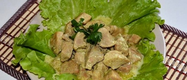 Свинина карри