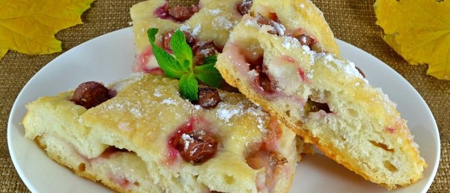 Скьяччата с виноградом