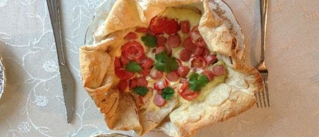 Омлет в лаваше