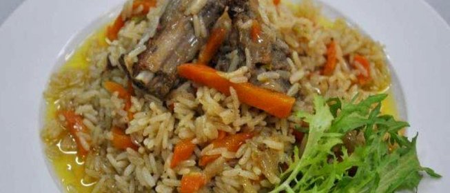 Плов с ребрышками