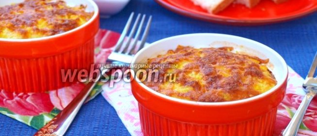 Запеканка из риса и курицы