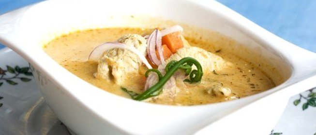 Куриный суп с диким рисом и плавленым сыром