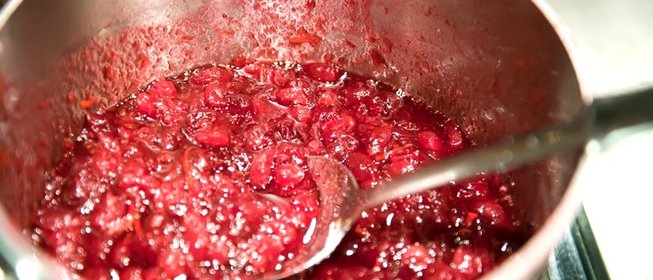 Клюквенный соус к мясу