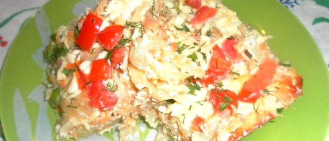 Запеканка с белокочанной капустой