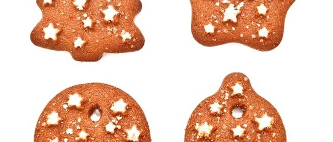 Рождественское шоколадное печенье