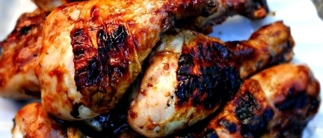 Куриные голени в глазури из джема