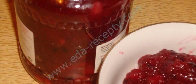 Варенье из брусники с яблоками на зиму