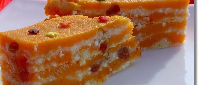 Творожная запеканка диетическая в духовке с тыквой