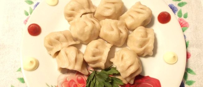 Вареники с картофелем и зеленью петрушки