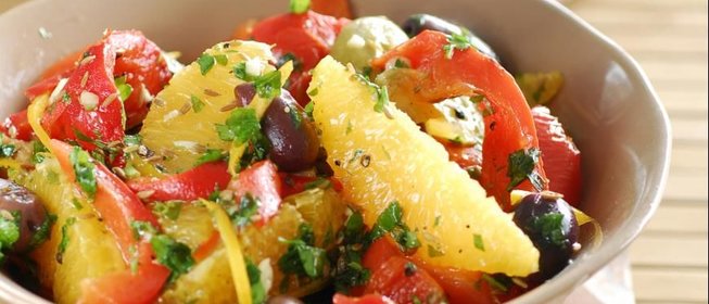 Закуска из печеного сладкого перца