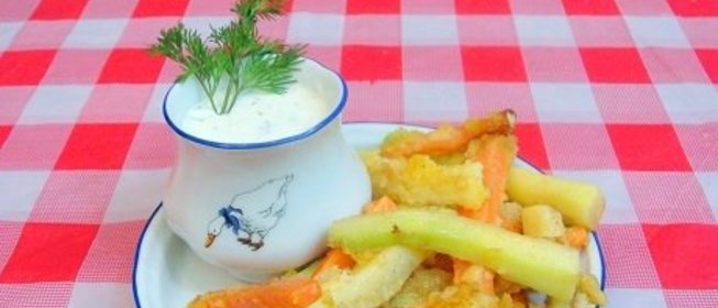 Овощи, обжаренные во фритюре