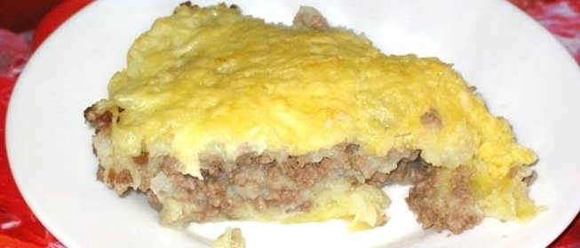 Картофельная запеканка в духовке