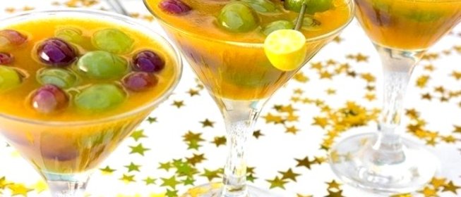 Желе из облепихи с виноградом