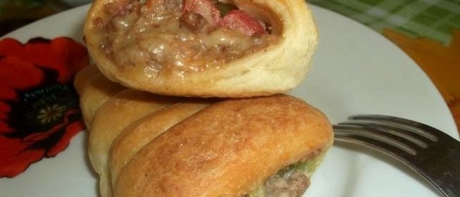 Пицца в рожках