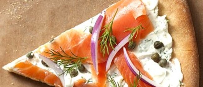 Пицца с рыбой