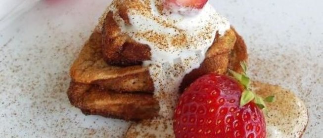 Десерт Клубничный омлет