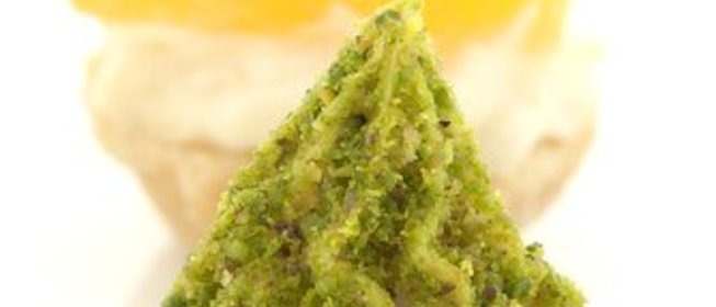 Трюфельное печенье с фисташками