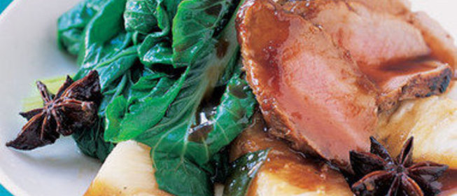 Свинина под ананасовым соусом