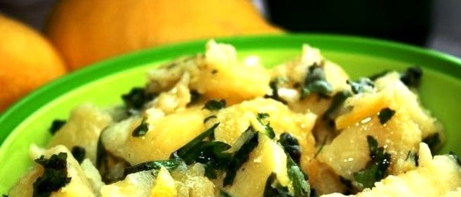 Картофель с лимоном