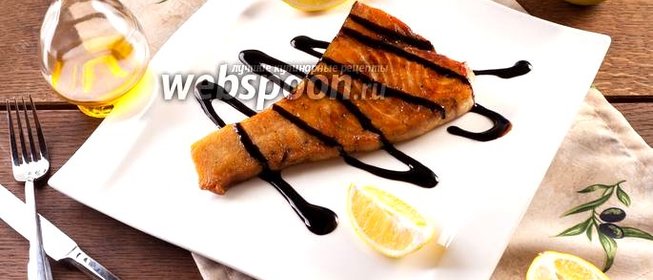 Жареная рыба-меч