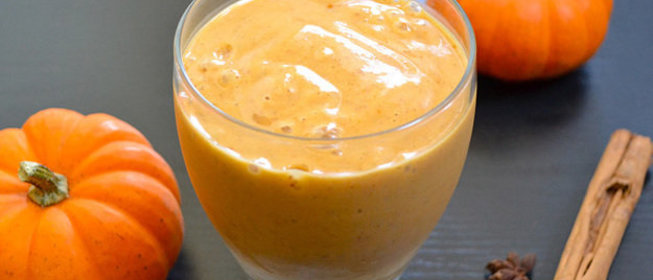 Тыквенный смузи с бананом