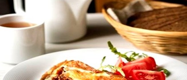 Омлет с лисичками