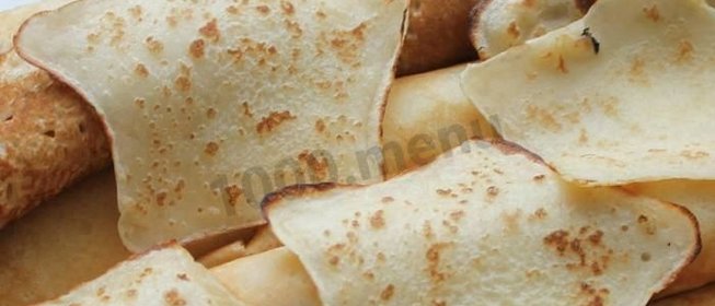 Блины звездные на кефире