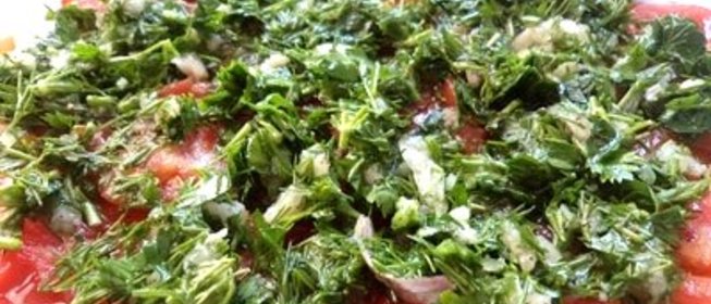 Карпаччо из помидоров