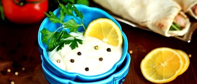Соус для шаурмы с йогуртом