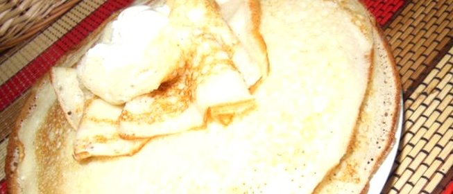 Десертные блины