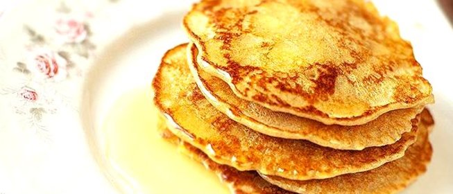 Овсяные блинчики с яблоком