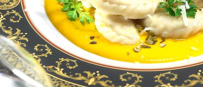 Вареники с тыквой и рикоттой