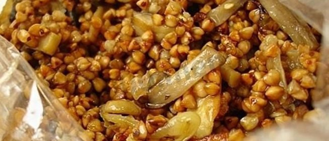 Гречка в рукаве в духовке