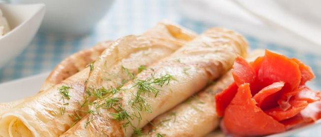 Классические блины на кефире