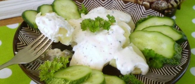 Картошка под соусом