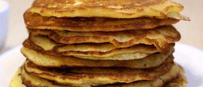 Блины на ряженке толстые