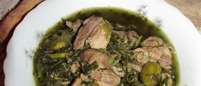 Чакапули (ягненок с эстрагоном и белым вином)