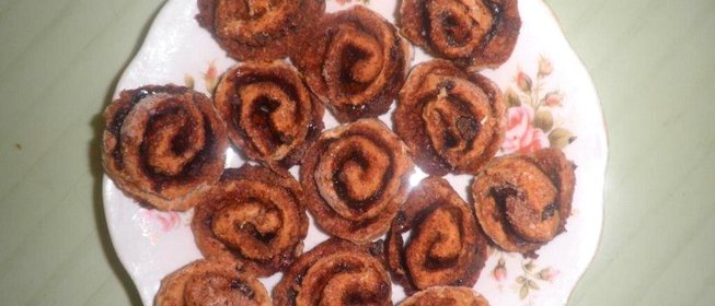 Печенье Розочки с какао