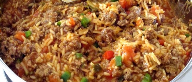 Говядина с жареным рисом по Итальянски