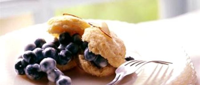 Печенье с черникой и йогуртом