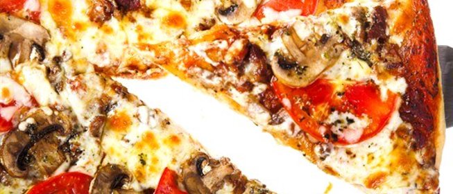 Картофельная пицца с грибами