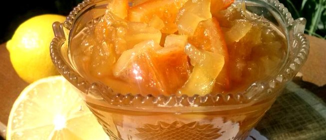 Варенье из кабачков с лимоном и апельсином