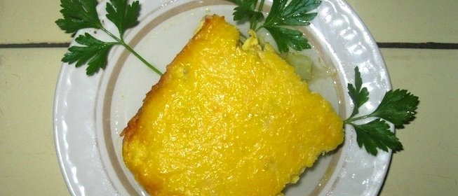 Запеканка из кабачков с сыром