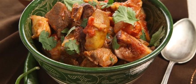 Рагу из баранины с инжиром