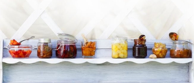 Клюквенное варенье с персиками