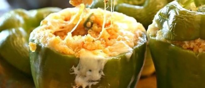 Пицца с киноа в перце