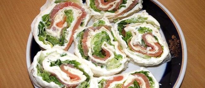 Шаурма с семгой