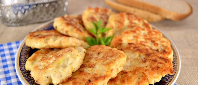 Оладьи куриные с рисом