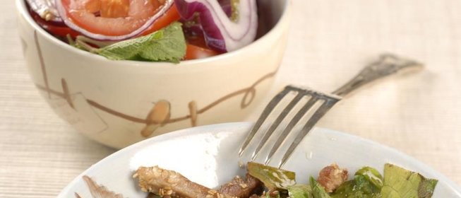 Свинина с кунжутом