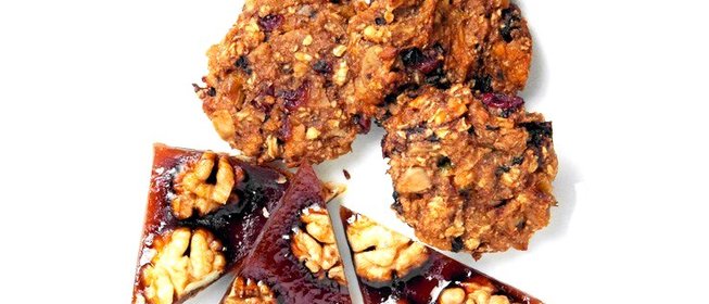 Яблочное печенье с семечками и орехами